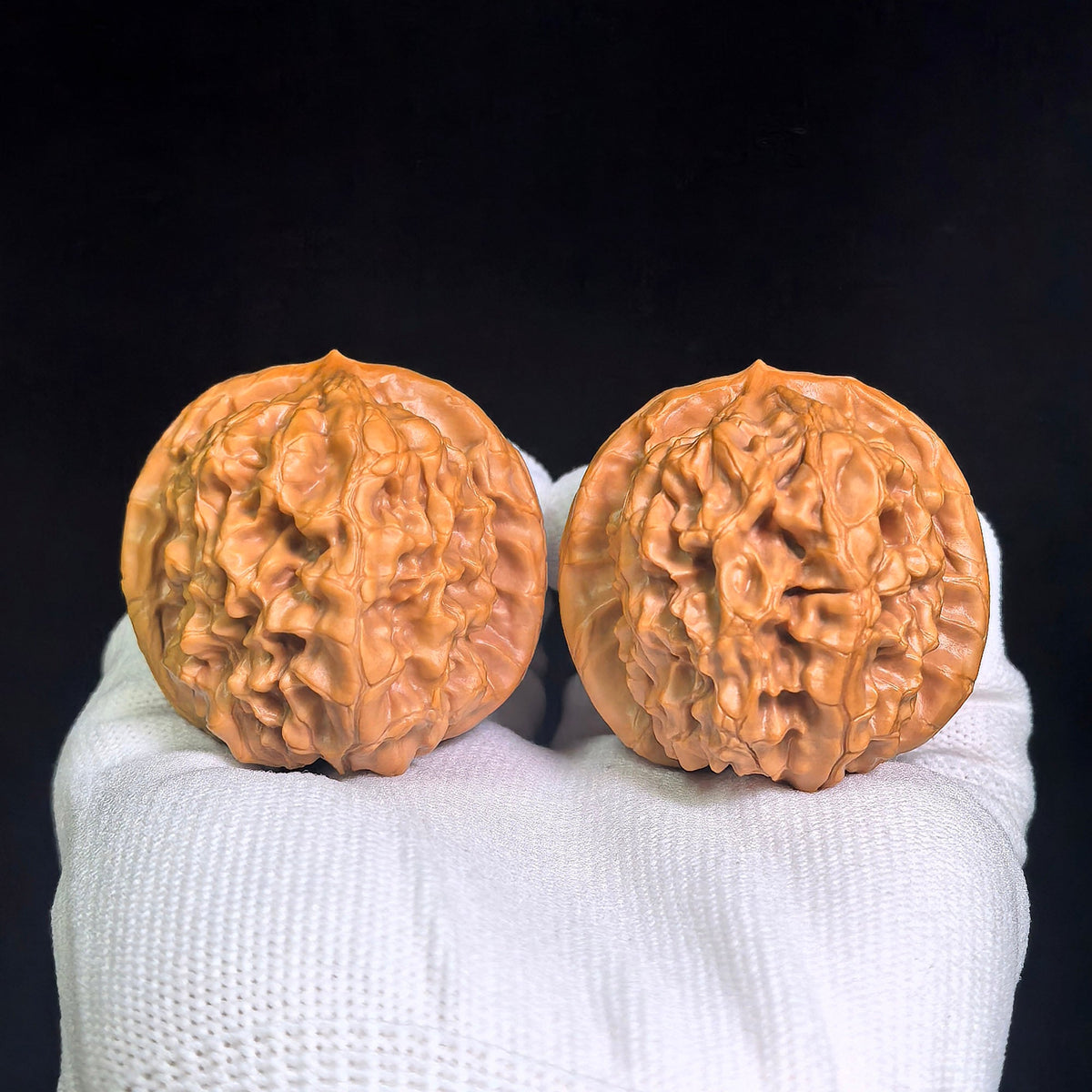"Happy Reunion" (He Huan) Ultra-Plump Pair | Walnut Pair | Massive "Ultra-Plump" Geometry | HH-704 - ThePatinaProject