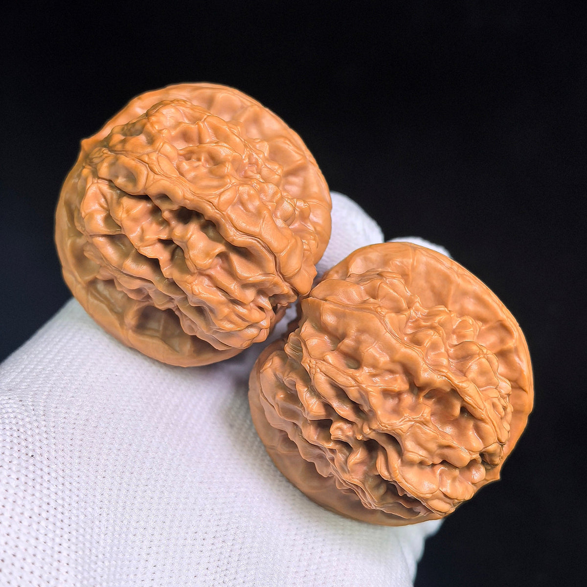 "Happy Reunion" (He Huan) Ultra-Plump Pair | Walnut Pair | Massive "Ultra-Plump" Geometry | HH-704 - ThePatinaProject