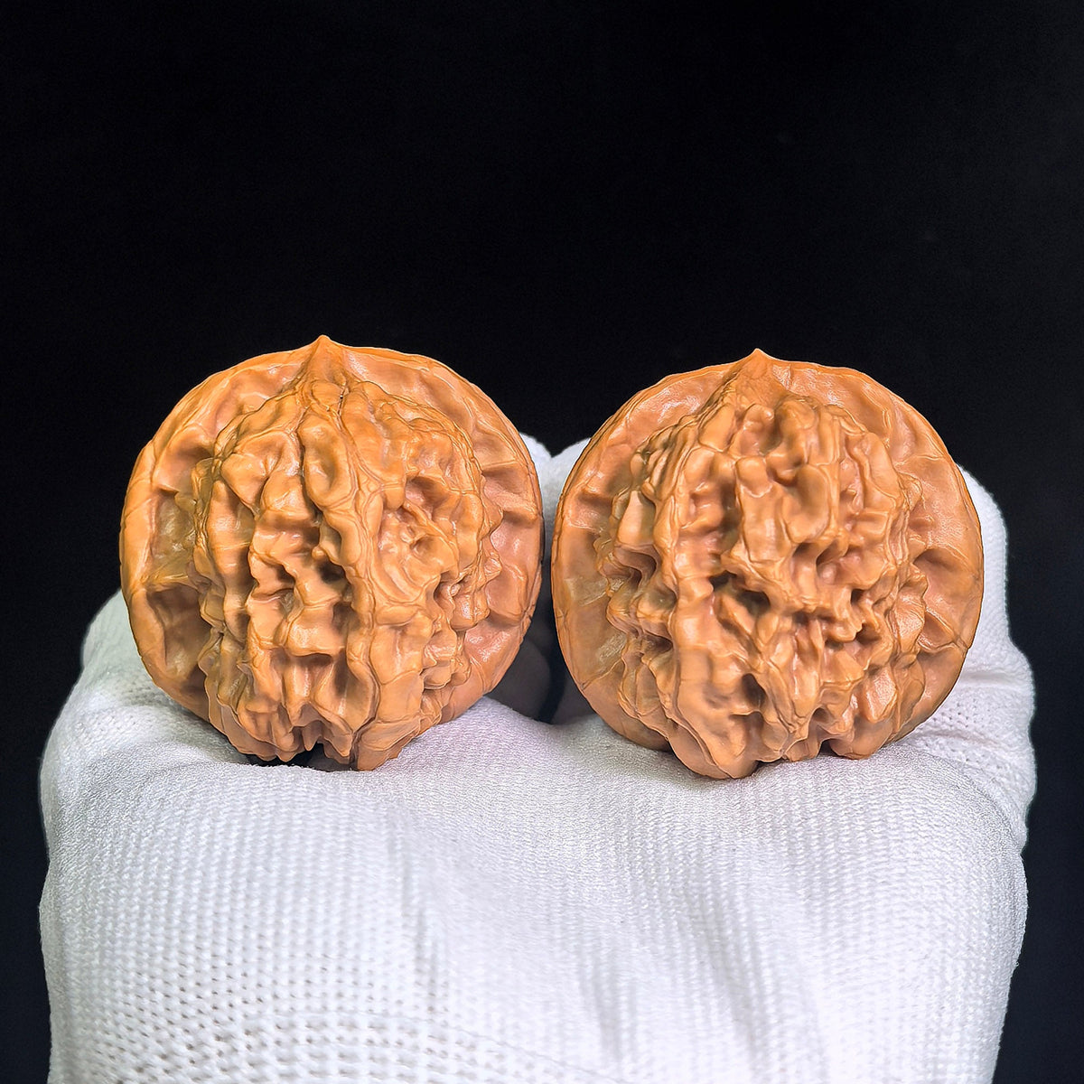 "Happy Reunion" (He Huan) Ultra-Plump Pair | Walnut Pair | Massive "Ultra-Plump" Geometry | HH-704 - ThePatinaProject