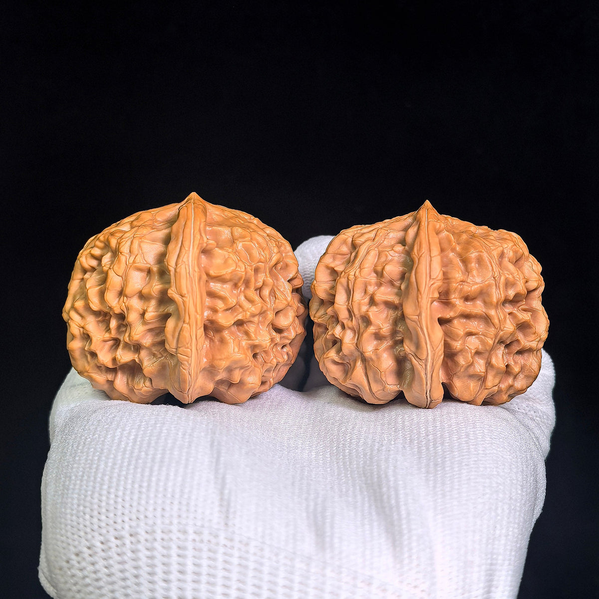 "Happy Reunion" (He Huan) Ultra-Plump Pair | Walnut Pair | Massive "Ultra-Plump" Geometry | HH-704 - ThePatinaProject
