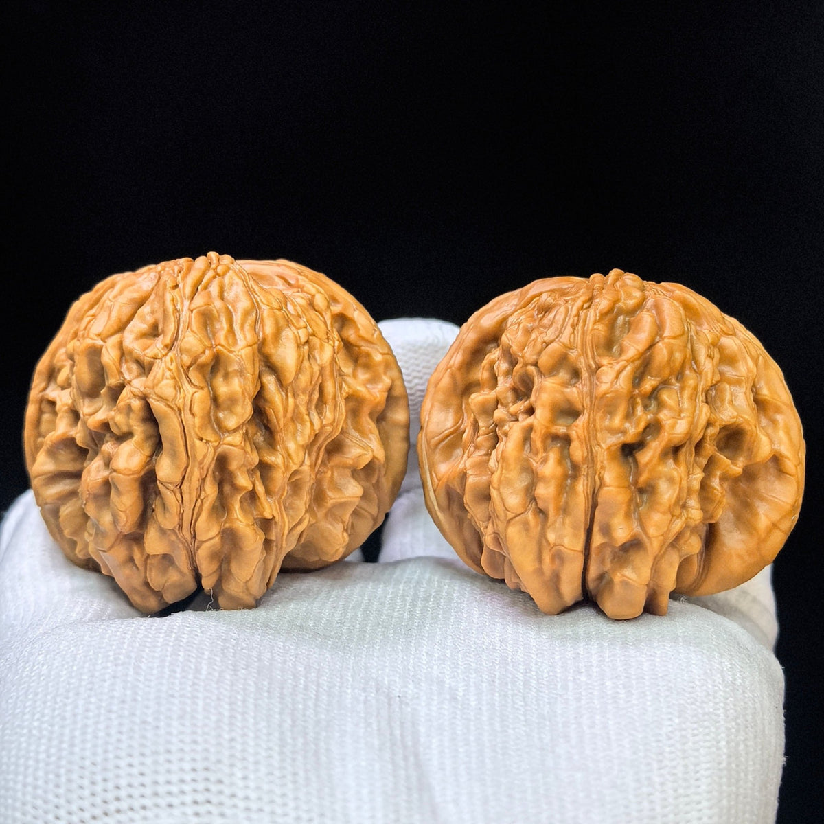 "Hua Kun Dragon" Huakunlong HKL-17E3 Low-Profile Wenwan Walnuts Pair | 47.0mm x 49.0mm | HKL-17E3 - ThePatinaProject