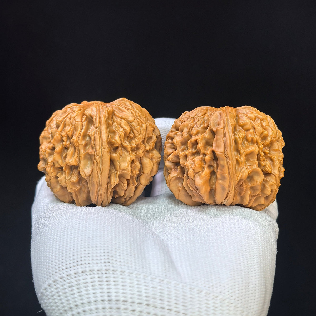 "Hua Kun Dragon" Huakunlong HKL-17E3 Low-Profile Wenwan Walnuts Pair | 47.0mm x 49.0mm | HKL-17E3 - ThePatinaProject