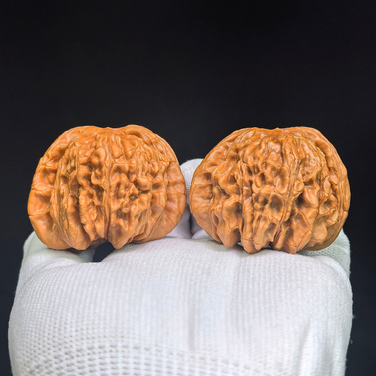 "Hua Kun Long / Chinese Dragon" Heirloom Collection Wenwan Walnuts Pair | 48.0mm x 47.0mm | HKL-1505C - ThePatinaProject