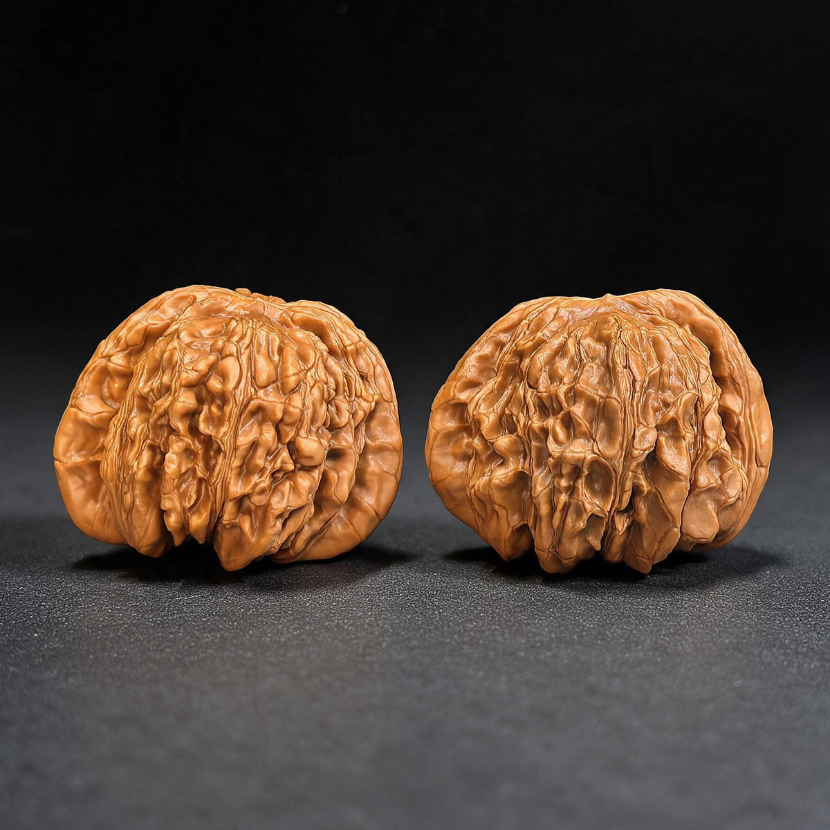 "Hua Kun Long / Chinese Dragon" Heirloom Collection Wenwan Walnuts Pair | 48.0mm x 47.0mm | HKL-1505C - ThePatinaProject