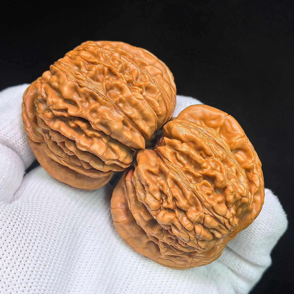 "Hua Kun Long / Chinese Dragon" Heirloom Collection Wenwan Walnuts Pair | 48.0mm x 47.0mm | HKL-1505C - ThePatinaProject