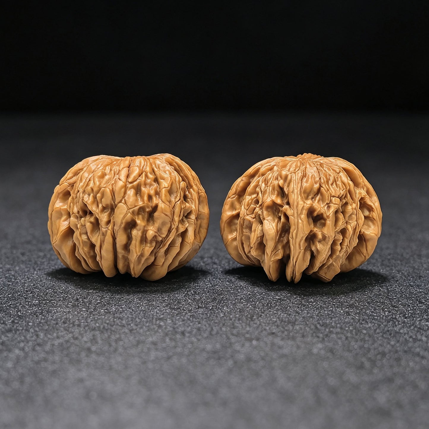 "Huakun Dragon" Huakunlong Low-Profile Wenwan Walnuts Pair | 46.0mm x 44.0mm | HKL-1502C - ThePatinaProject