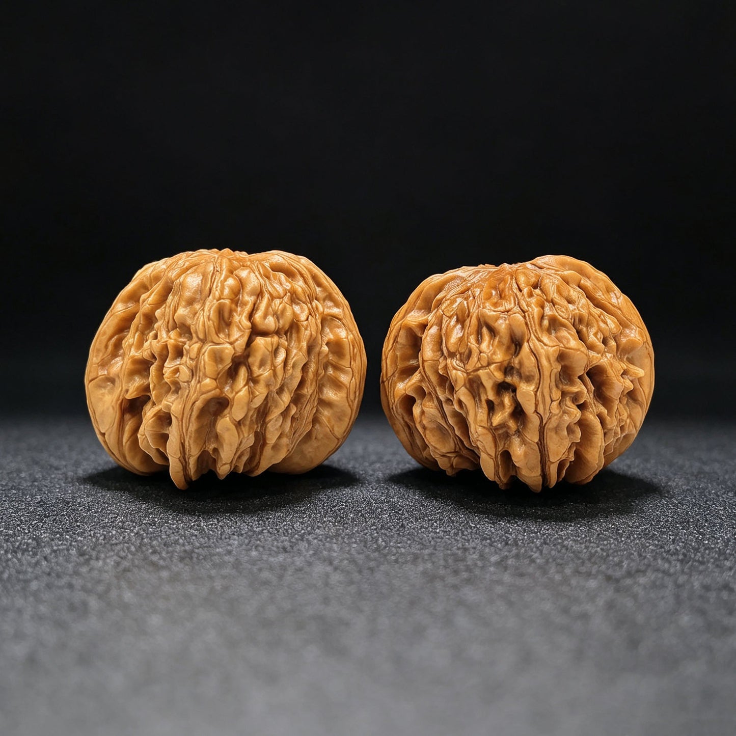 "Huakun Dragon" Huakunlong Low-Profile Wenwan Walnuts Pair | 48.0mm x 48.0mm | HKL-1503C - ThePatinaProject