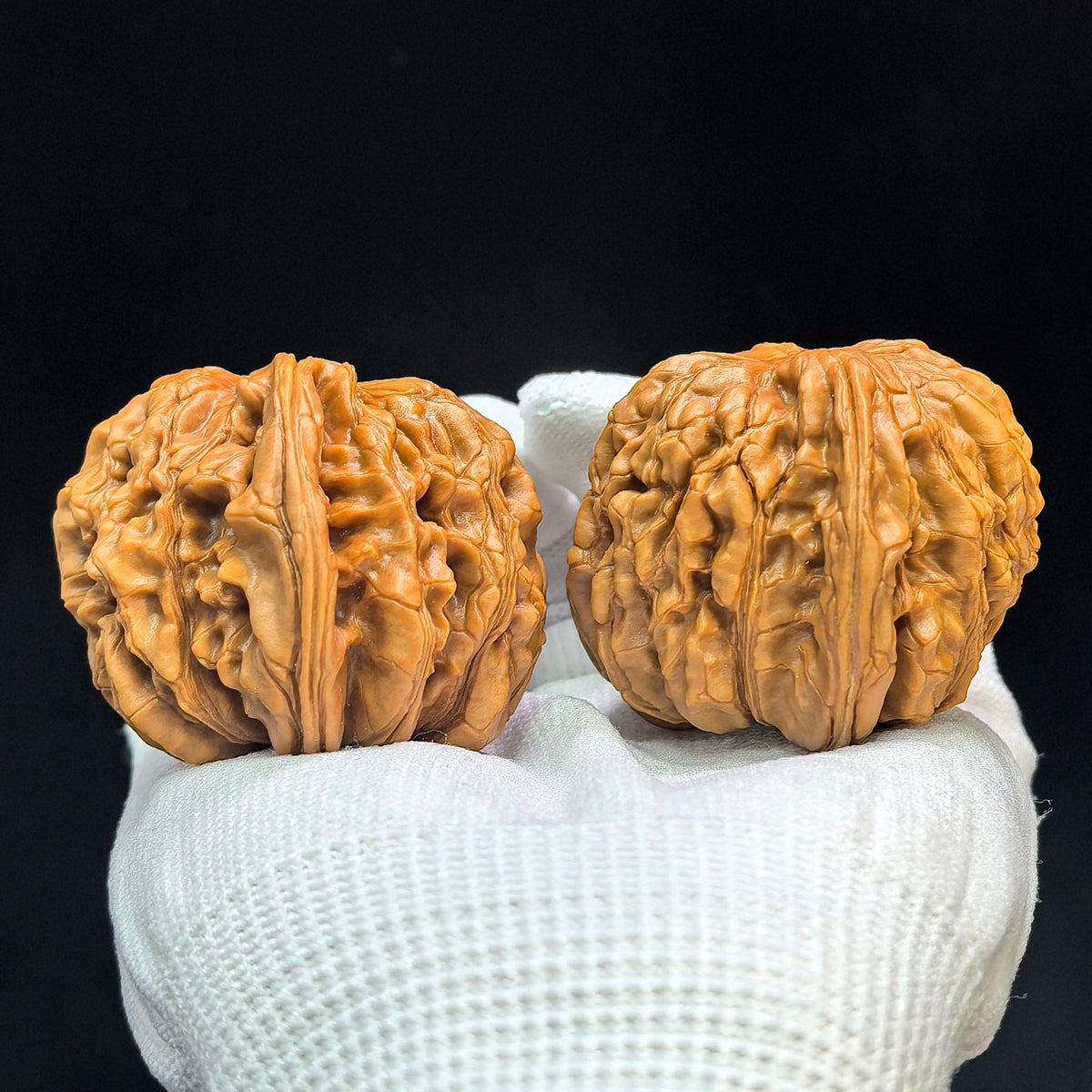 "Huakun Dragon" Huakunlong Low-Profile Wenwan Walnuts Pair | 48.0mm x 48.0mm | HKL-1503C - ThePatinaProject