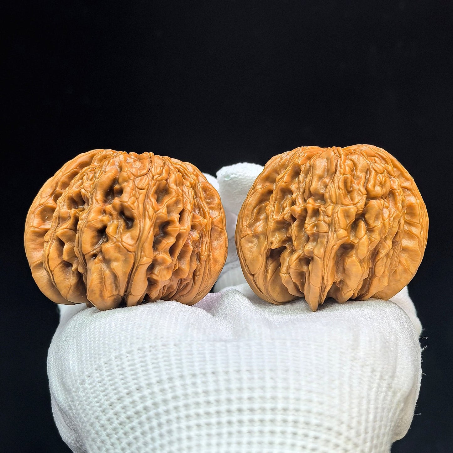 "Huakun Dragon" Huakunlong Low-Profile Wenwan Walnuts Pair | 48.0mm x 48.0mm | HKL-1503C - ThePatinaProject