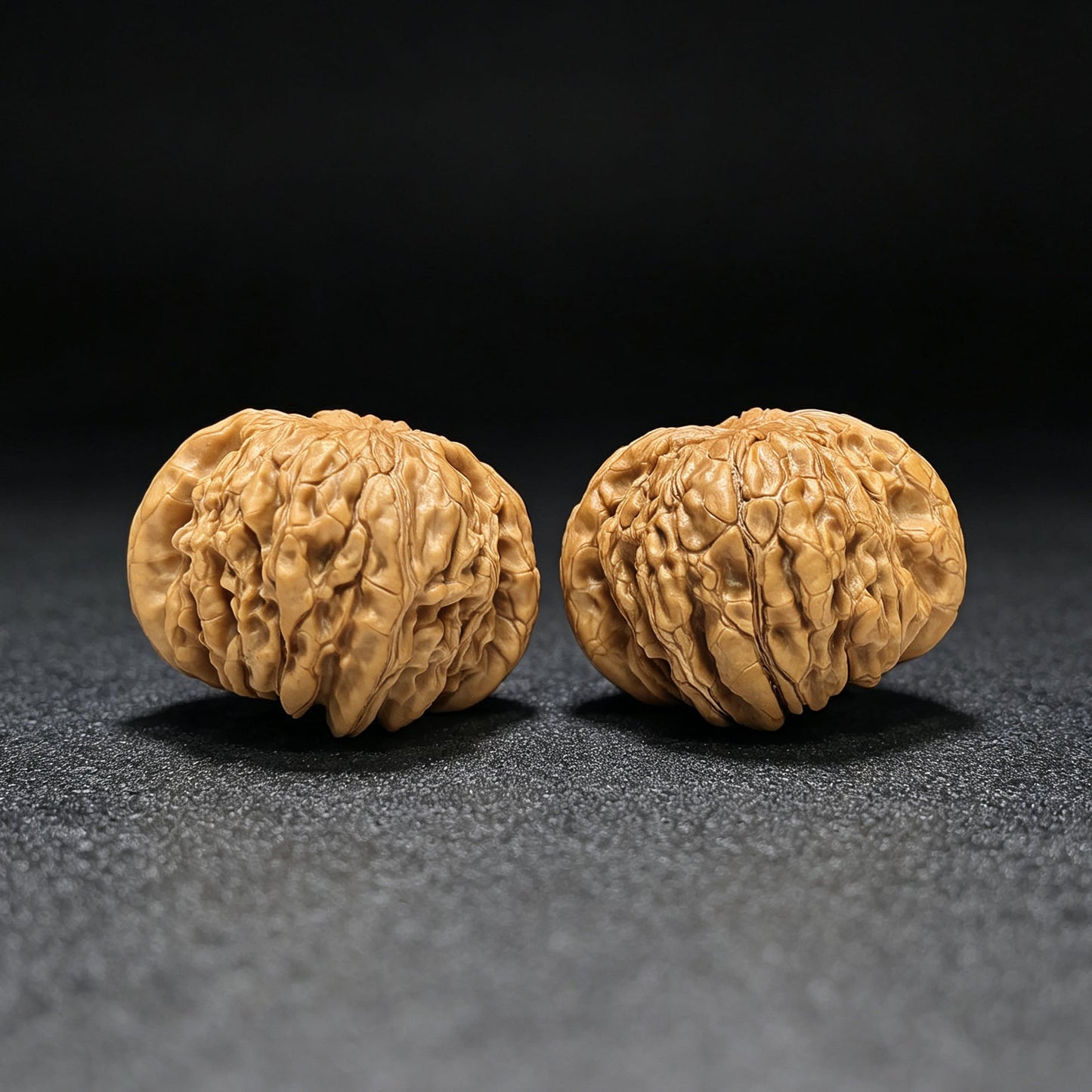 "Huakun Dragon" Huakunlong Low-Profile Wenwan Walnuts Pair | 50.0mm x 50.0mm | HKL-1504C - ThePatinaProject