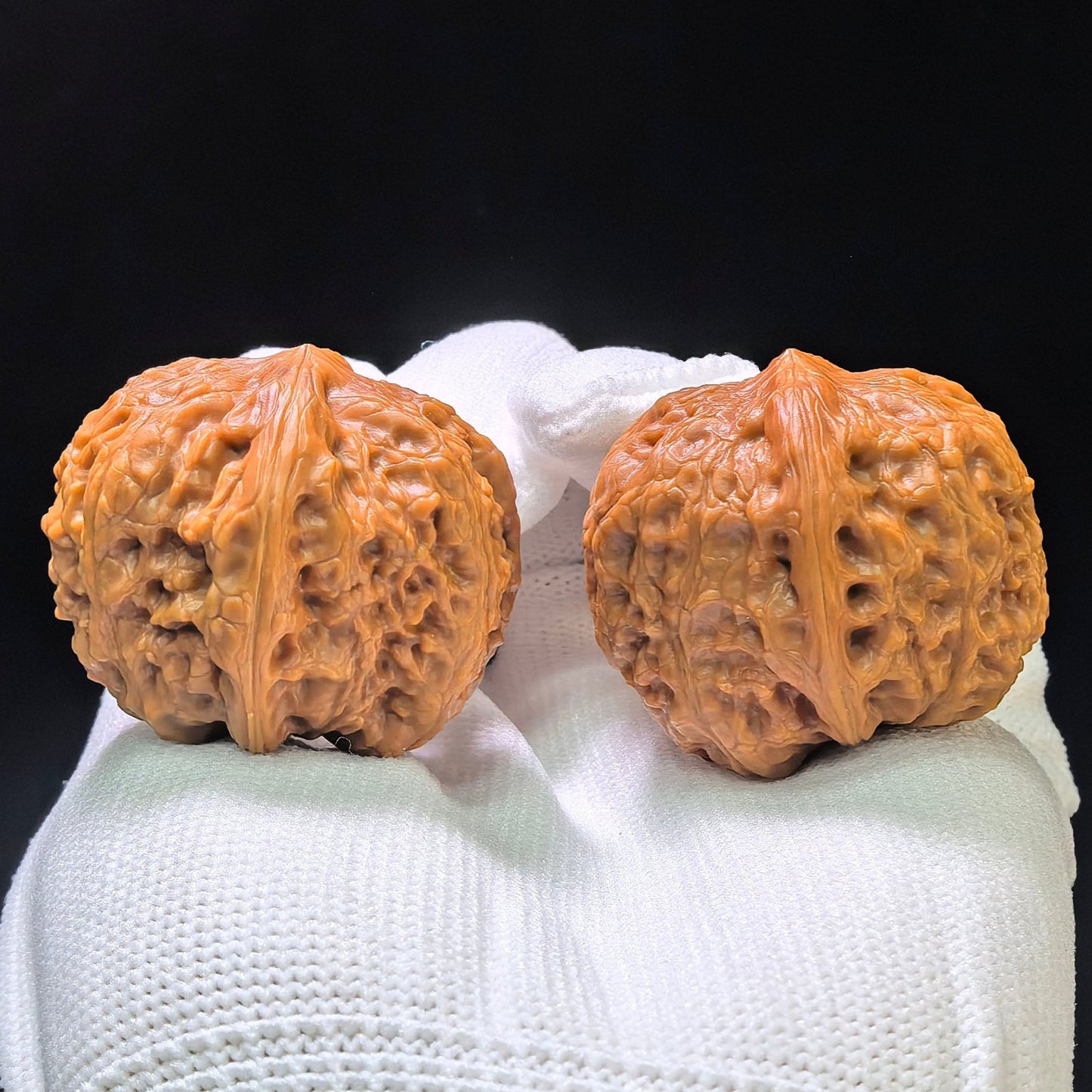 "Huangsongyu" (Huang Song Yu) Wild Niche Scholar Walnuts Pair | Compact 31.0mm x 35.0mm | Deep-Belly Pocket Format | Stock ID: HSY-1101 - ThePatinaProject