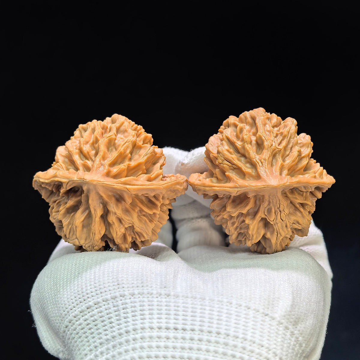"Imperial Crown" Diwang DW-1601 Wenwan Walnuts Pair | 47.0mm x 46.0mm | DW-1601 - ThePatinaProject