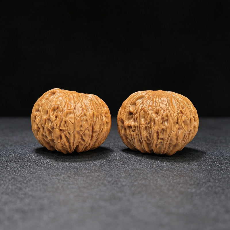 Matched low-profile Wenwan walnut pair