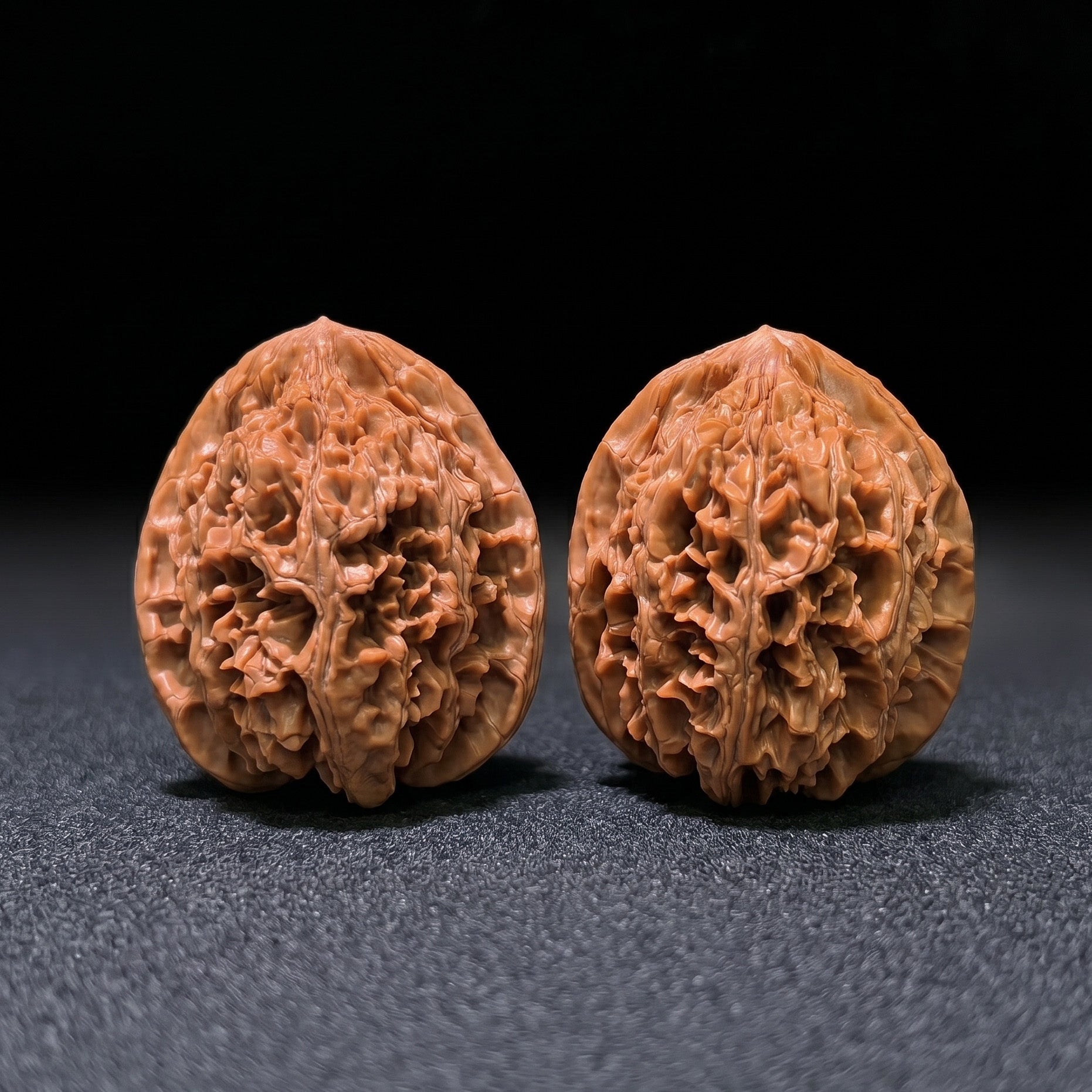 Jade Kirin (Yu Qi Lin) Balanced Square-Base Pair | 40.0mm x 40.0mm | YQL-1201C - ThePatinaProject