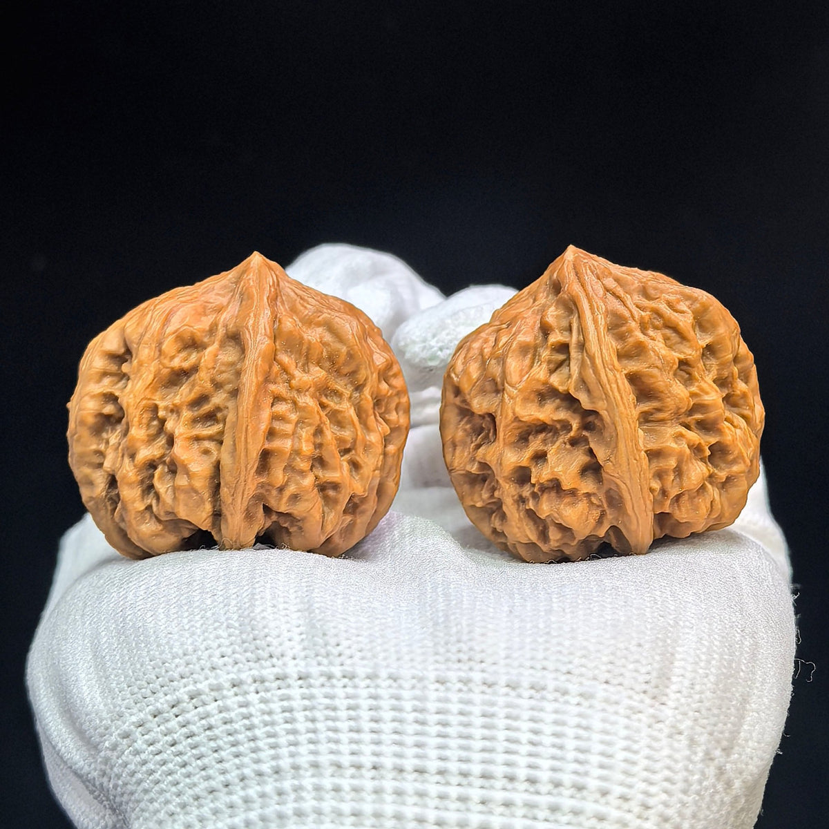 "Jiulong Valley" Jiulongyu Wenwan Walnuts (Pair) | 38.0mm x 38.0mm | Stock ID: JLY-1501C - ThePatinaProject