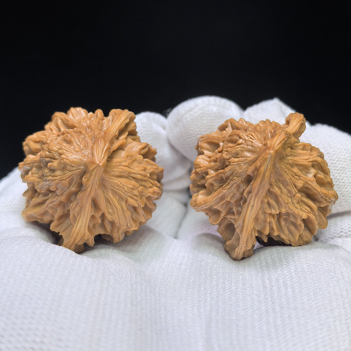 "Little Bird" Xiaoniao Wenwan Walnuts Pair | 34.0mm x 33.0mm | YL-01SY - ThePatinaProject