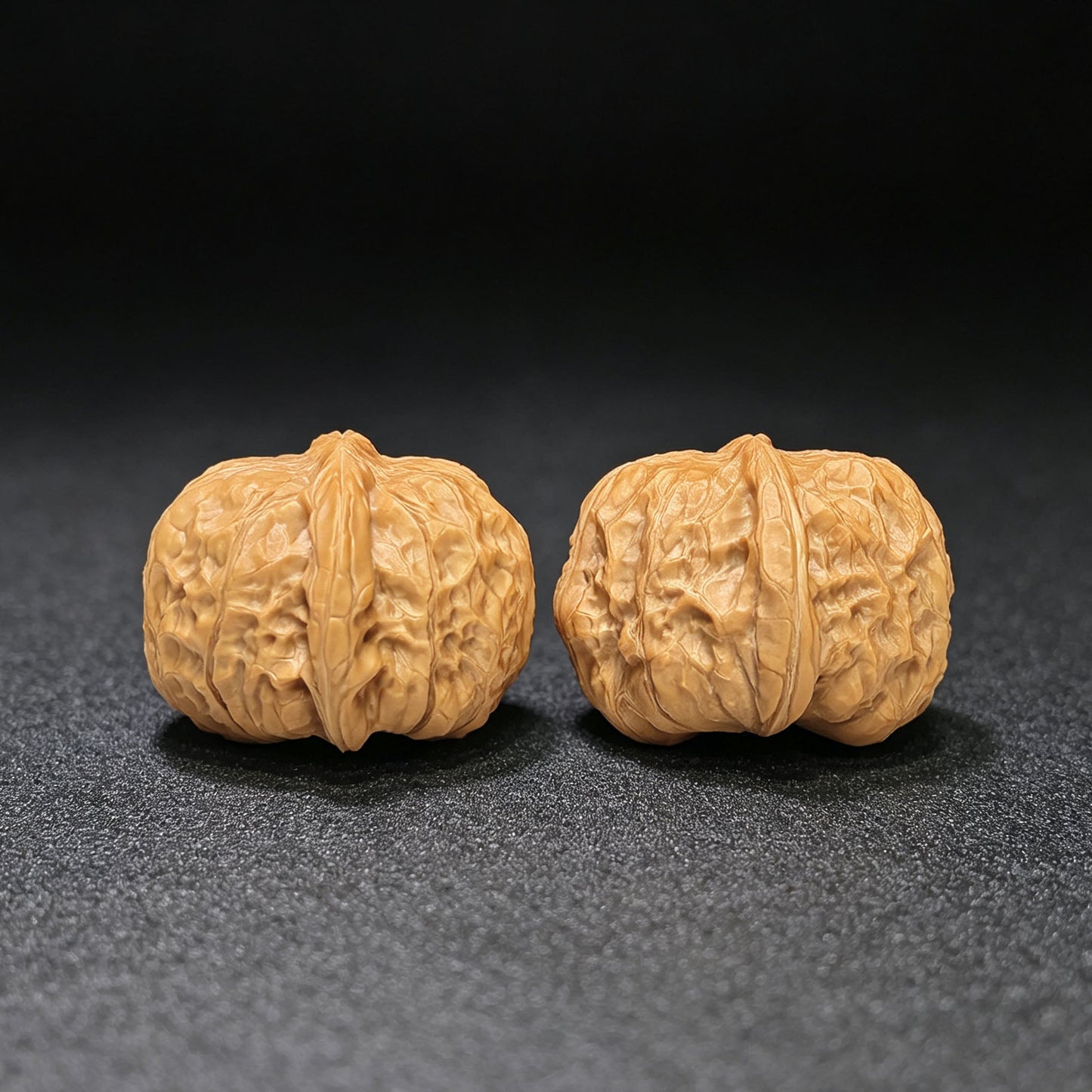 "Little Pumpkin" Xiao Nangua NGD-1502C Low-Profile Wenwan Walnuts Pair | 38.0mm x 42.0mm | NGD-1502C - ThePatinaProject