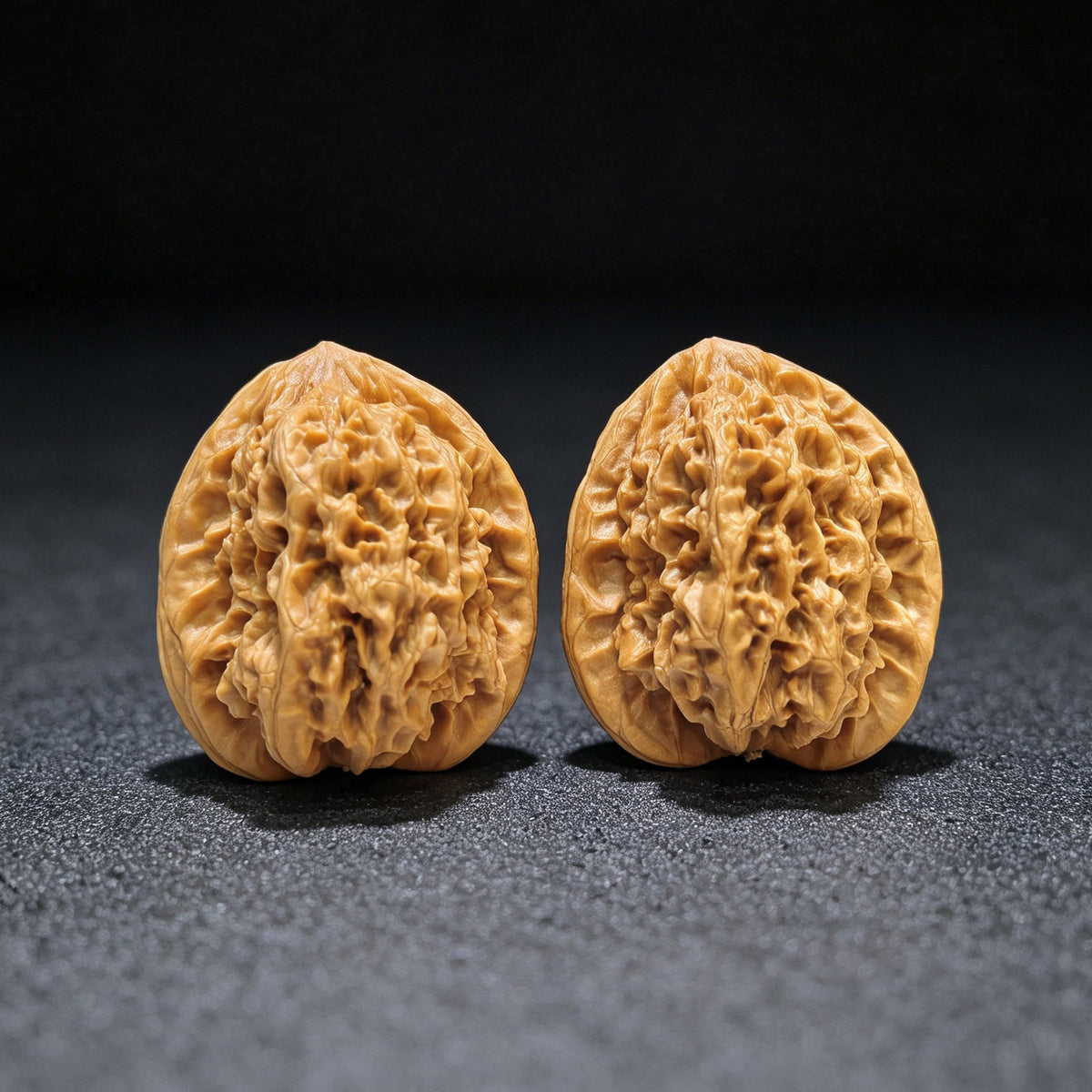 "Luohan Head" Luohantou LHT-1601 Low-Profile Wenwan Walnuts Pair | 42.0mm x 40.0mm | LHT-1601 - ThePatinaProject