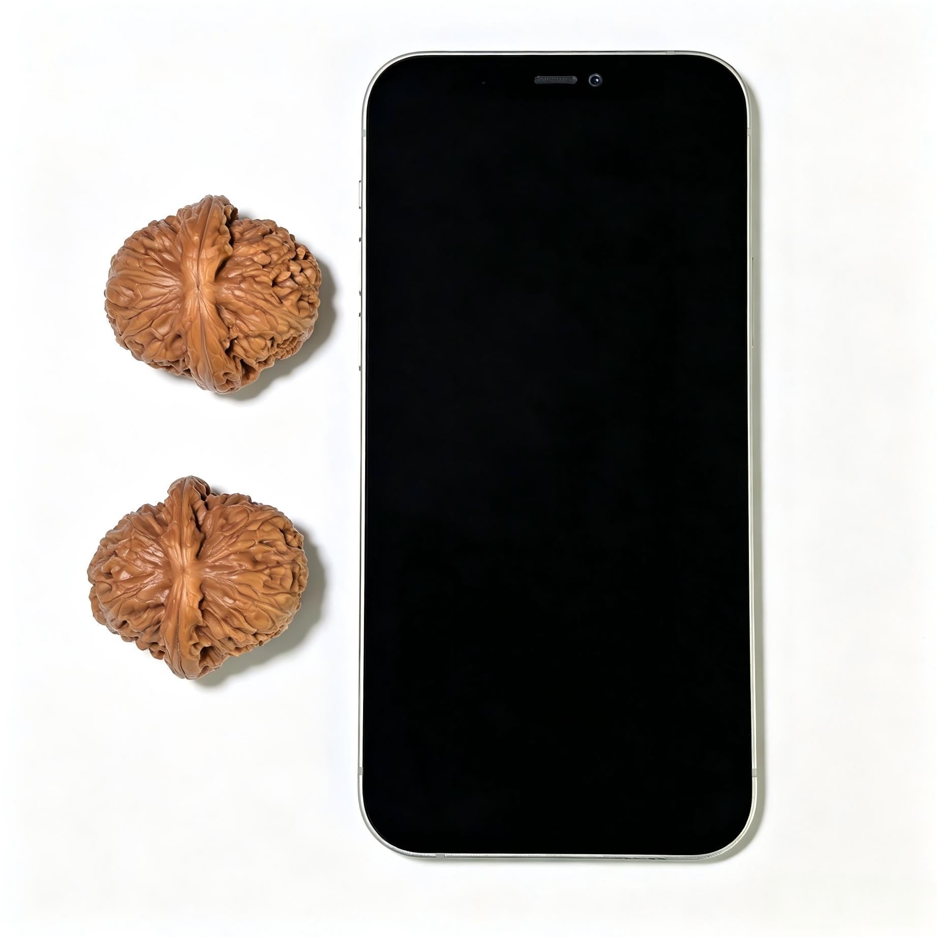 "Meteorite Ingot" Yinshi Yuanbao Pocket Low-Profile Wenwan Walnuts Pair | 36.0mm x 38.0mm | YSYB-1103 - ThePatinaProject
