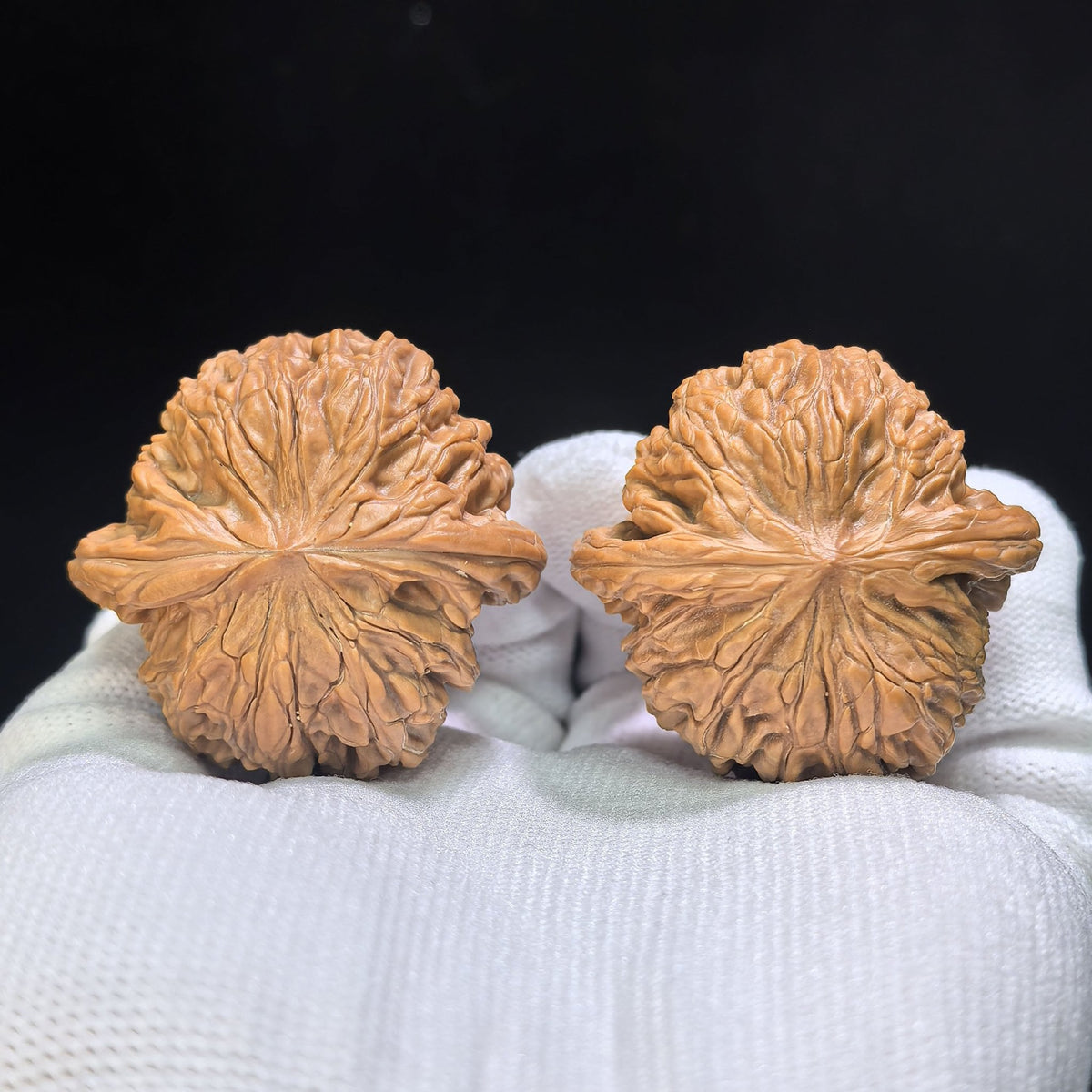 "Millstone" Mopan Wenwan Walnuts Pair | 40.0mm x 39.0mm | MP-1502C - ThePatinaProject