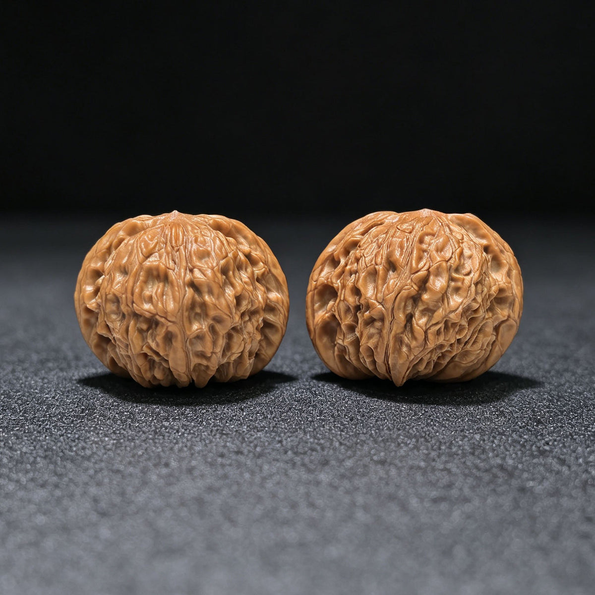 "Millstone" Mopan Wenwan Walnuts Pair | 40.0mm x 40.0mm | MP-01SY - ThePatinaProject