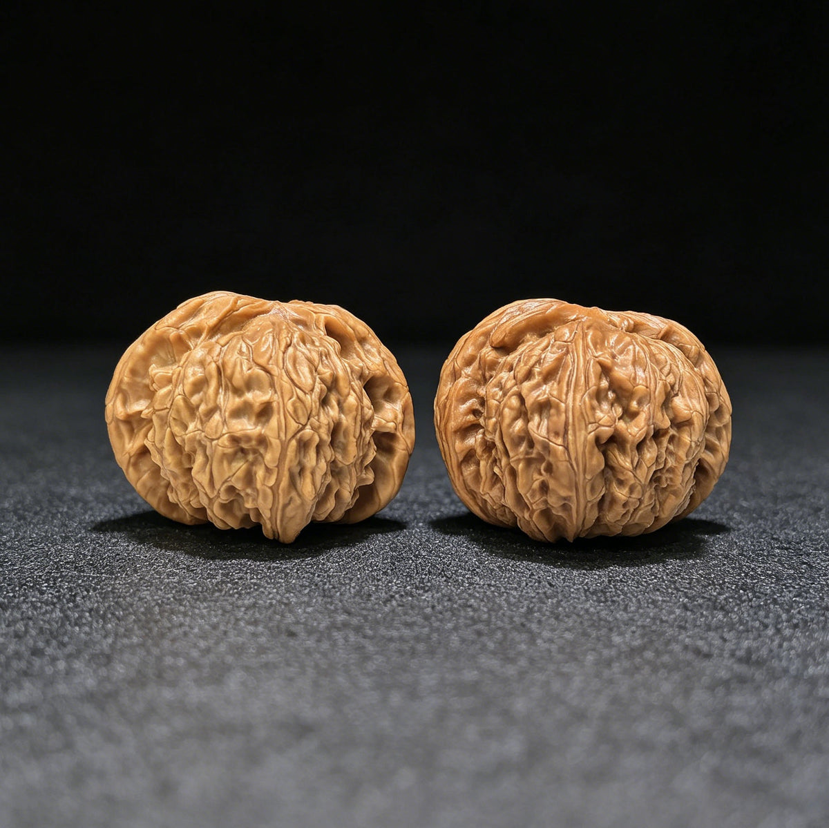 "Millstone" Mopan Wenwan Walnuts Pair | 42.0mm x 39.0mm | MP-1501C - ThePatinaProject