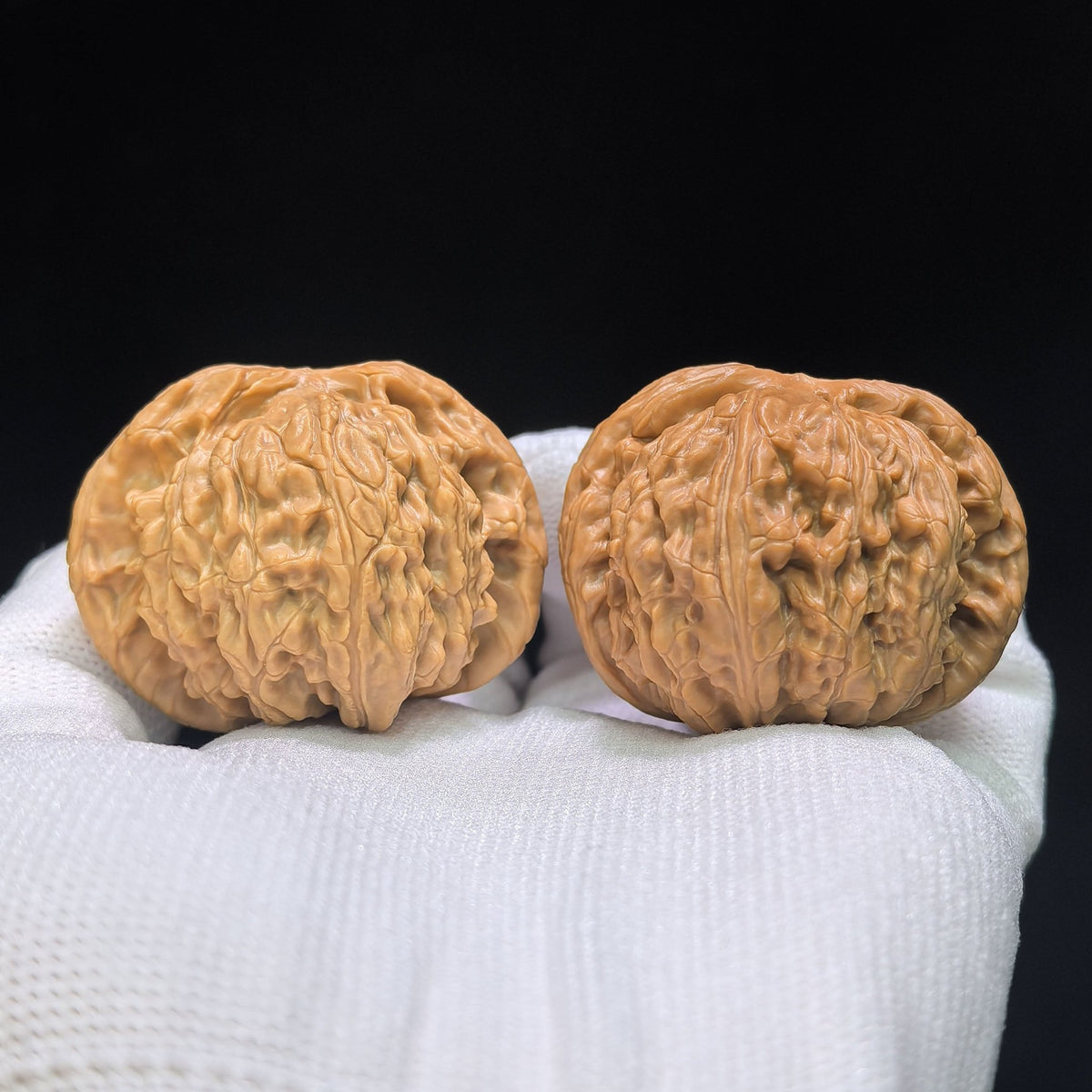 "Millstone" Mopan Wenwan Walnuts Pair | 42.0mm x 39.0mm | MP-1501C - ThePatinaProject