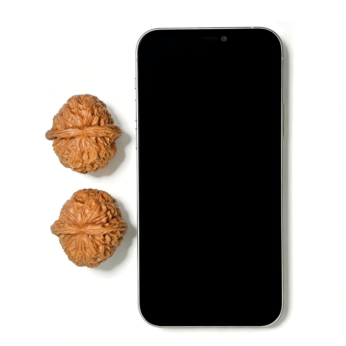 Mini Pumpkin Wenwan Walnut Pair | Compact Rounded Form | 36.0mm × 38.0mm | XNG-17E9 - ThePatinaProject