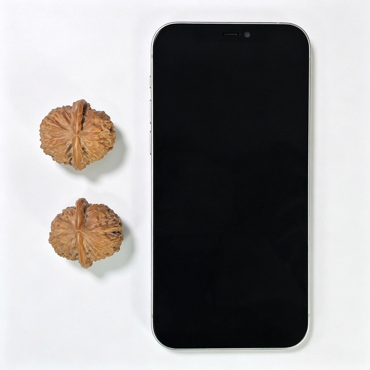 Miniature Hand-Twirl “Yuanbao” Wenwan Walnut Pair — 31.0mm x 32.0mm | YB-SY1F5 - ThePatinaProject