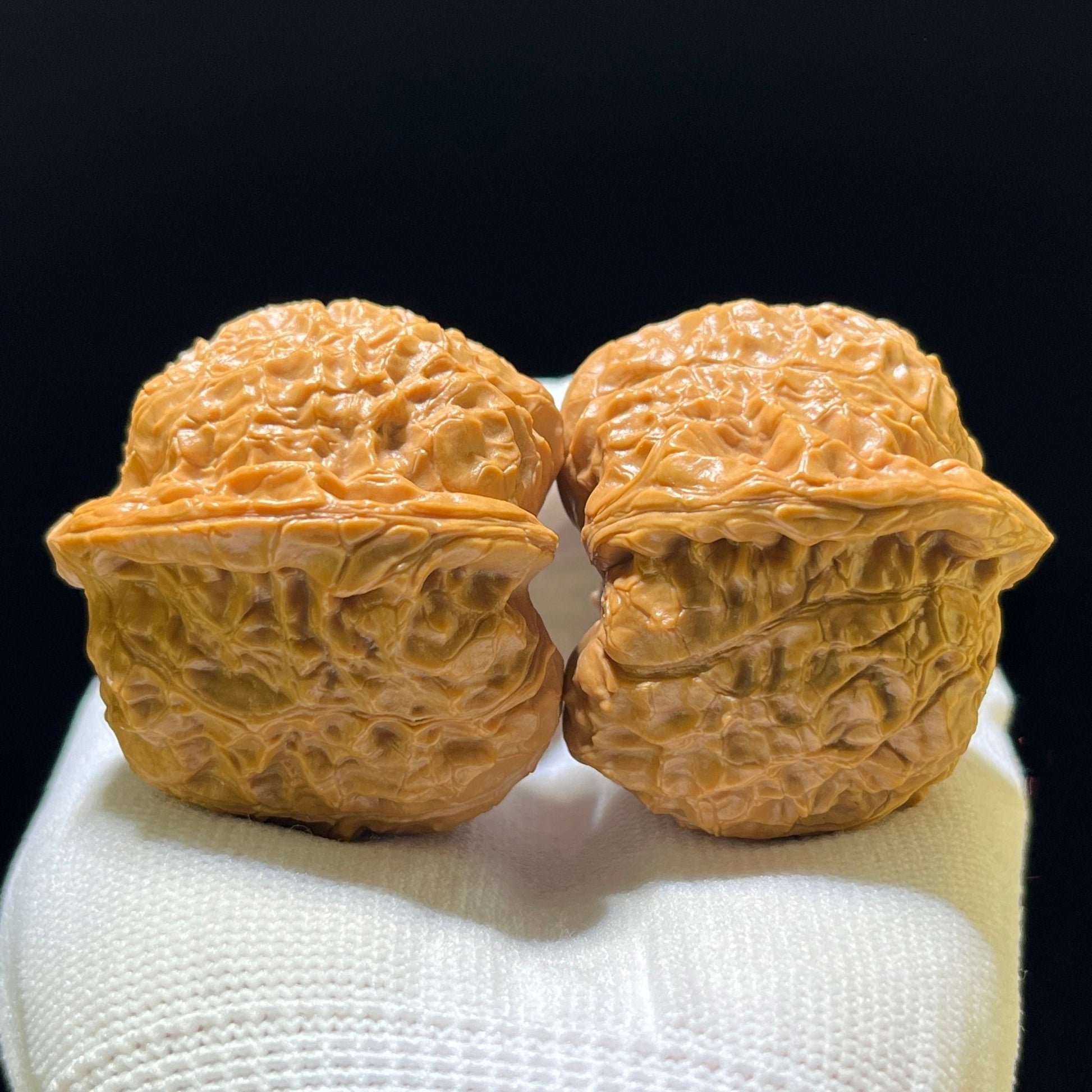 Nan Gua Dun (Pumpkin Ingot) Scholar Walnuts Pair | 44.0mm x 44.0mm | Stock ID: NGD-1101 - ThePatinaProject