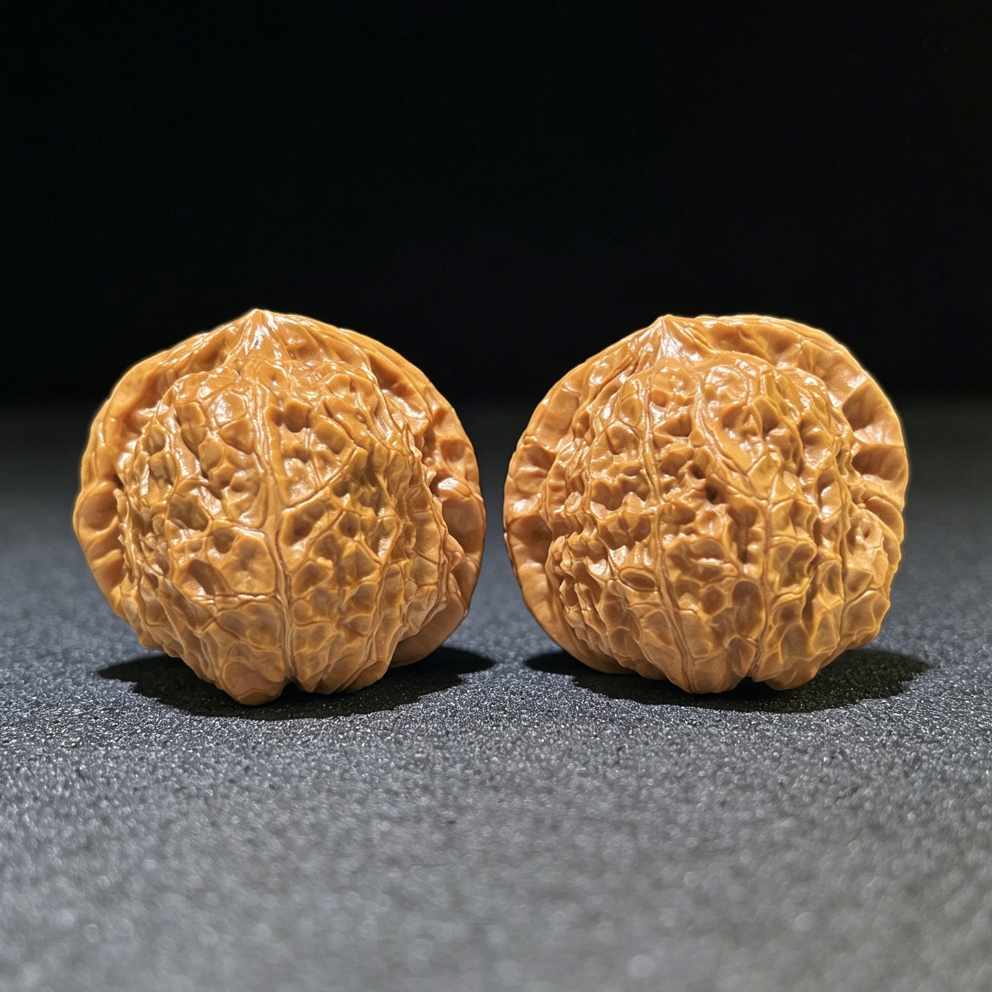 Nan Gua Dun (Pumpkin Ingot) Scholar Walnuts Pair | 44.0mm x 44.0mm | Stock ID: NGD-1101 - ThePatinaProject