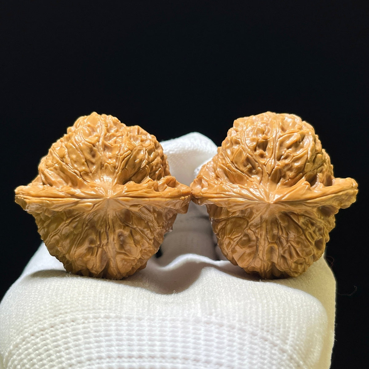 Nan Gua Dun (Pumpkin Ingot) Scholar Walnuts Pair | 44.0mm x 44.0mm | Stock ID: NGD-1101 - ThePatinaProject