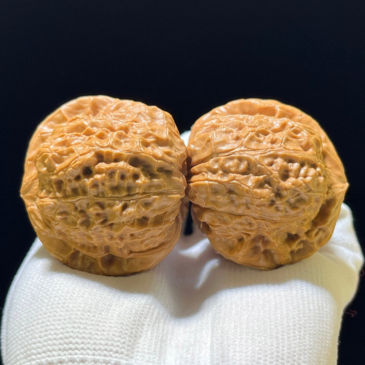 Nan Gua Dun (Pumpkin Ingot) Scholar Walnuts Pair | 44.0mm x 44.0mm | Stock ID: NGD-1101 - ThePatinaProject