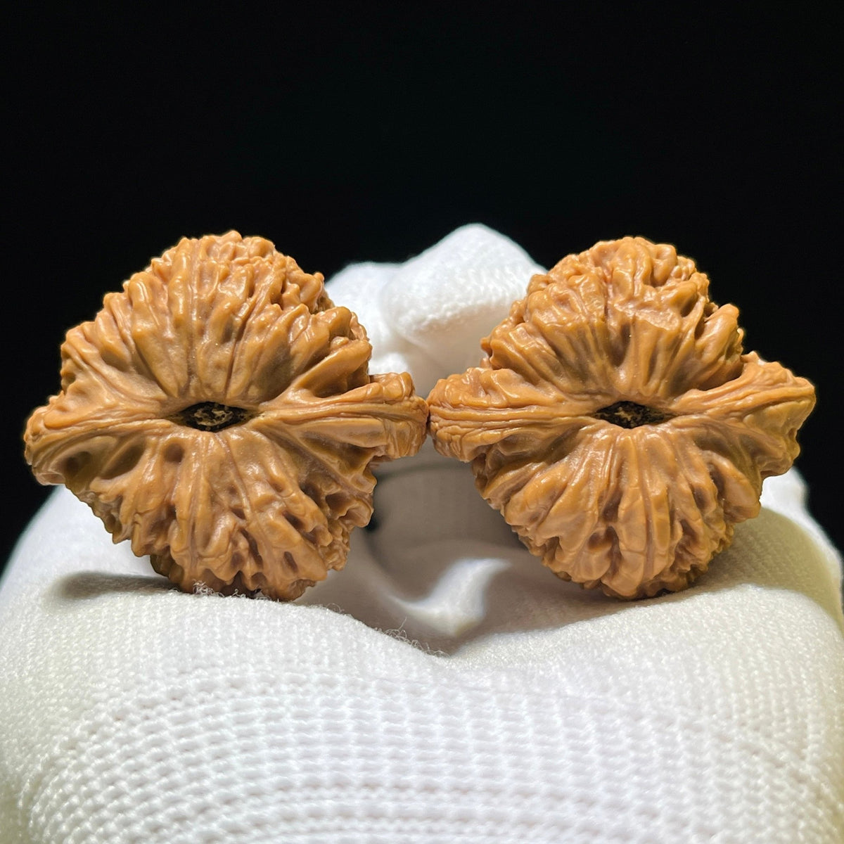 Nanjiangshi Scholar Walnuts Pair | 37.0mm x 34.0mm | Stock ID: NJS-1102 - ThePatinaProject