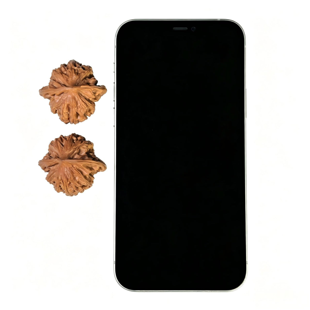 "Nuwa Stone" Nüwashi NWS-1601 Low-Profile Wenwan Walnuts Pair | 35.0mm x 34.0mm | NWS-1601 - ThePatinaProject