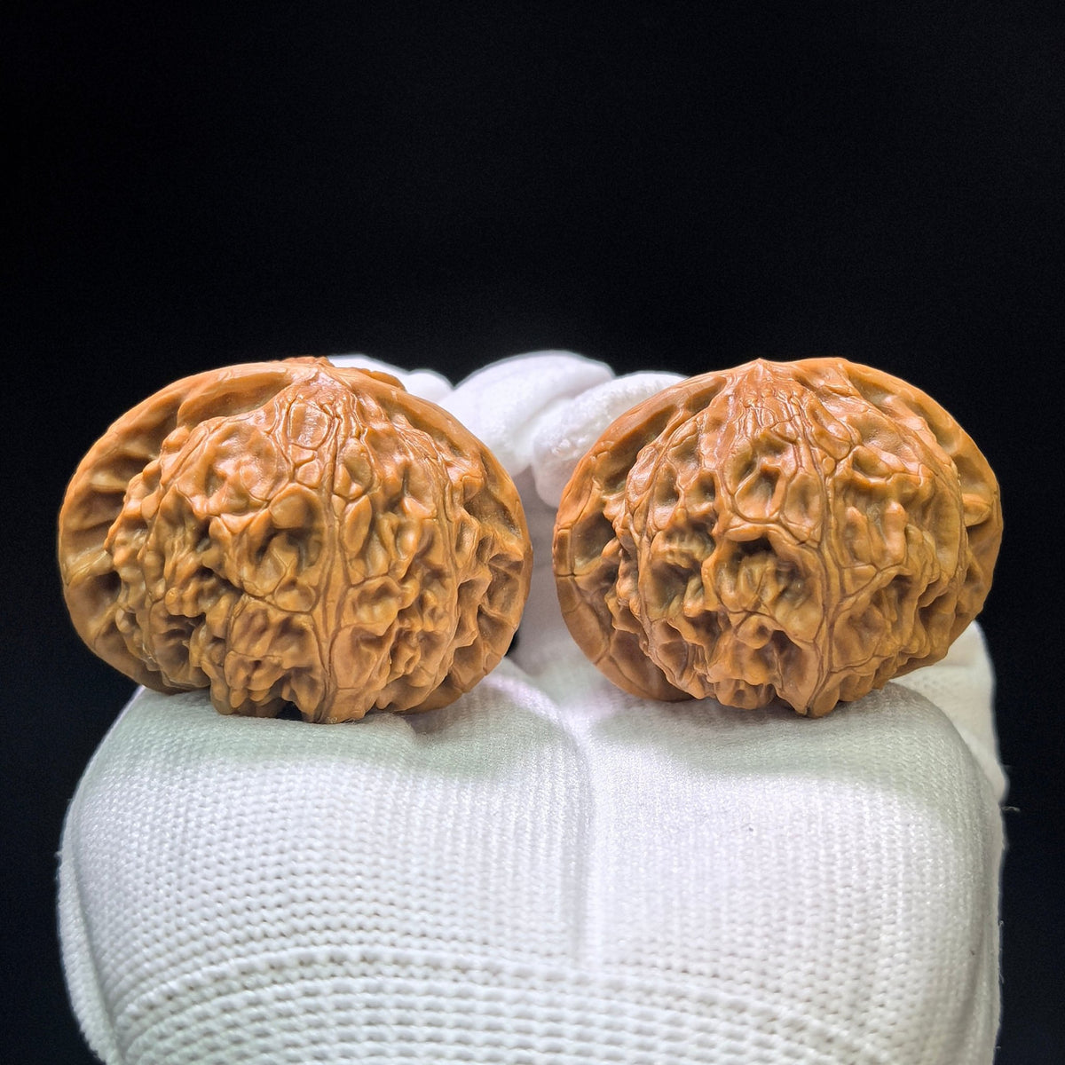 "Palace Lantern" Gongdeng Wenwan Walnuts (Pair) | 43.0mm x 40.0mm | Stock ID: GD-1102 - ThePatinaProject
