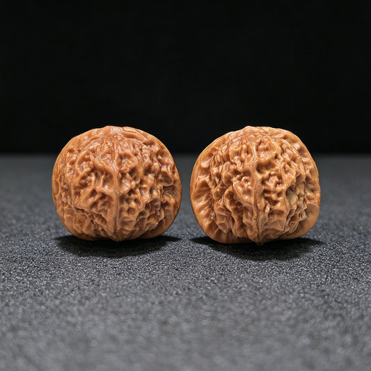 "Porcelain Doll" Ciwawa Wenwan Walnuts Pair | 37.0mm x 35.0mm | CWW-1504C - ThePatinaProject
