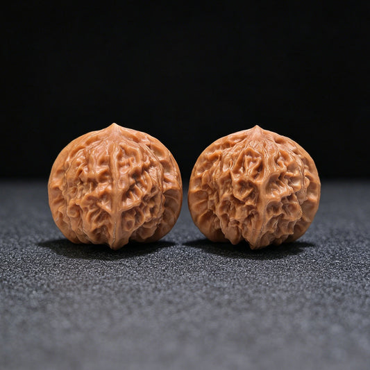 "Porcelain Doll" Ciwawa Wenwan Walnuts Pair | 37.0mm x 37.0mm | CWW-1503C - ThePatinaProject