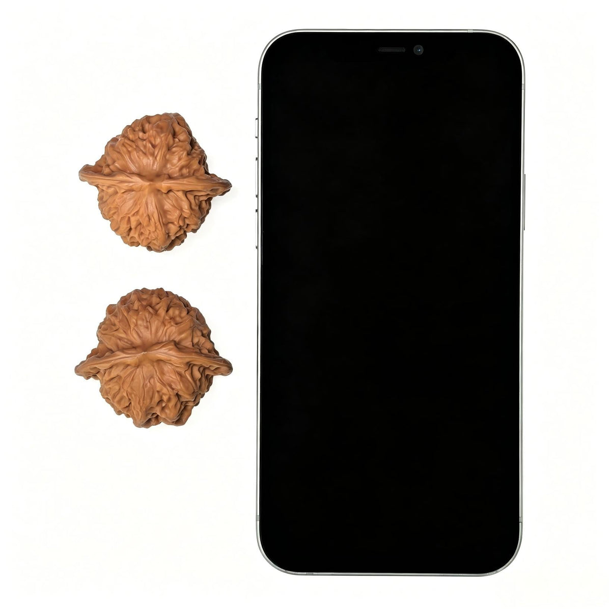 "Porcelain Doll" Ciwawa Wenwan Walnuts (Pair) | 41.0mm x 37.0mm | Stock ID: CWW-1505C - ThePatinaProject