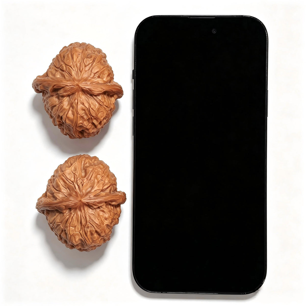 "Pumpkin Dun" Nanguadun NDG-CWB2E Wenwan Walnuts Collector Pair | 46.0mm x 50.0mm | Stock ID: NDG-CWB2E - ThePatinaProject