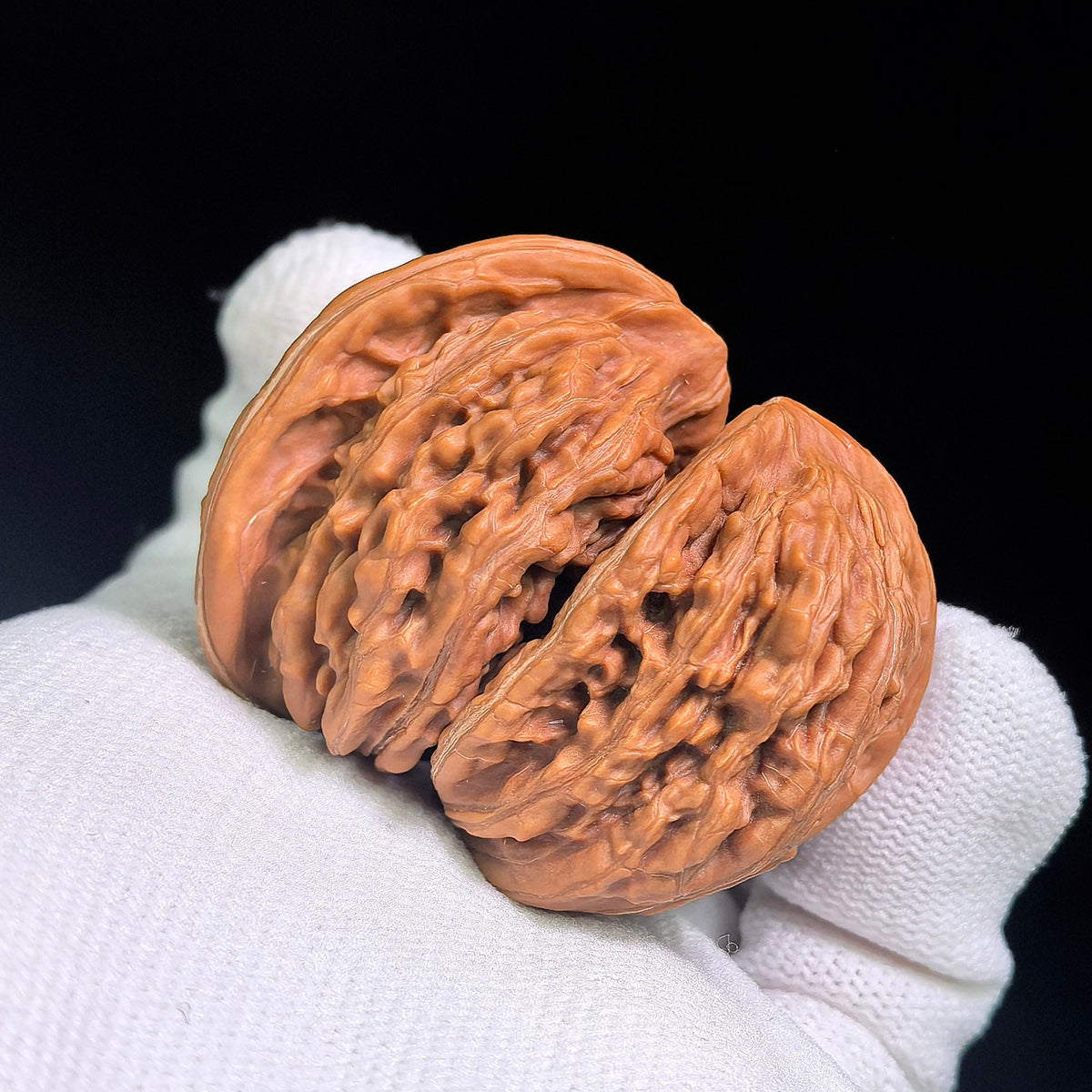 Rare "Sizuolou" Half-Wall (Ban Bi) Ergonomic Pair | Mixed Sizing | Walnut Pair | SZLBB-1201E - ThePatinaProject