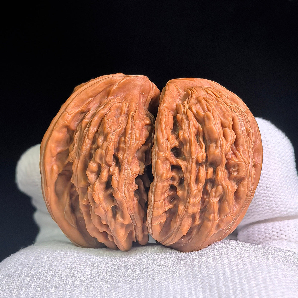 Rare "Sizuolou" Half-Wall (Ban Bi) Ergonomic Pair | Mixed Sizing | Walnut Pair | SZLBB-1201E - ThePatinaProject