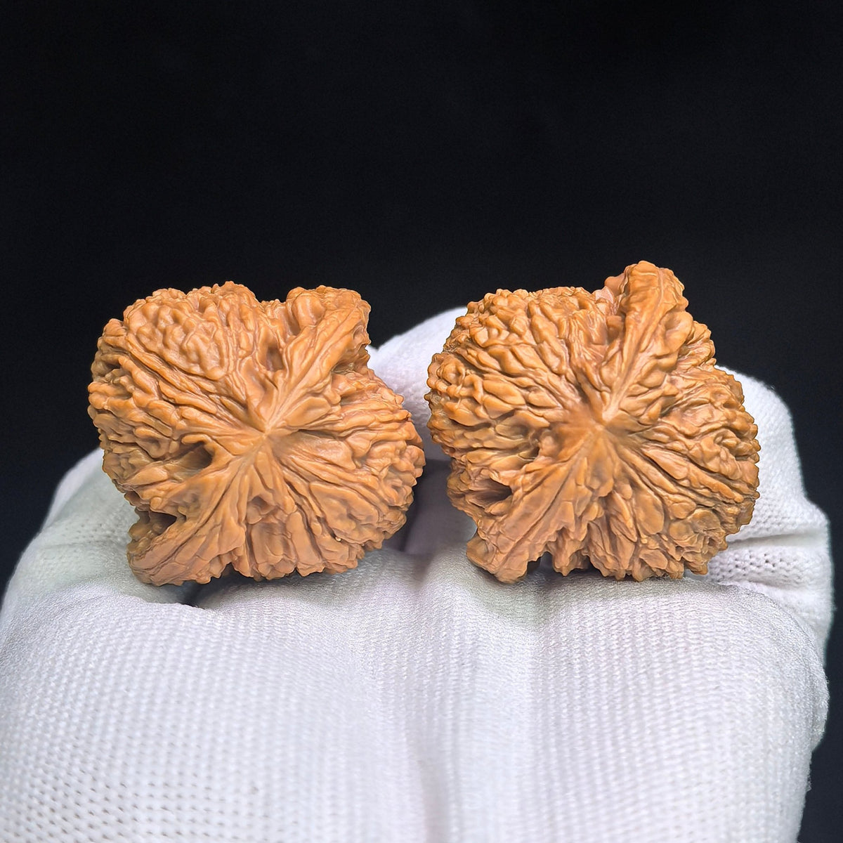 "Spherical Nanjiangshi / Round Nanjiangshi" Heirloom Collection Wenwan Walnuts Pair | 41.0mm x 41.0mm | NJS-1502C - ThePatinaProject