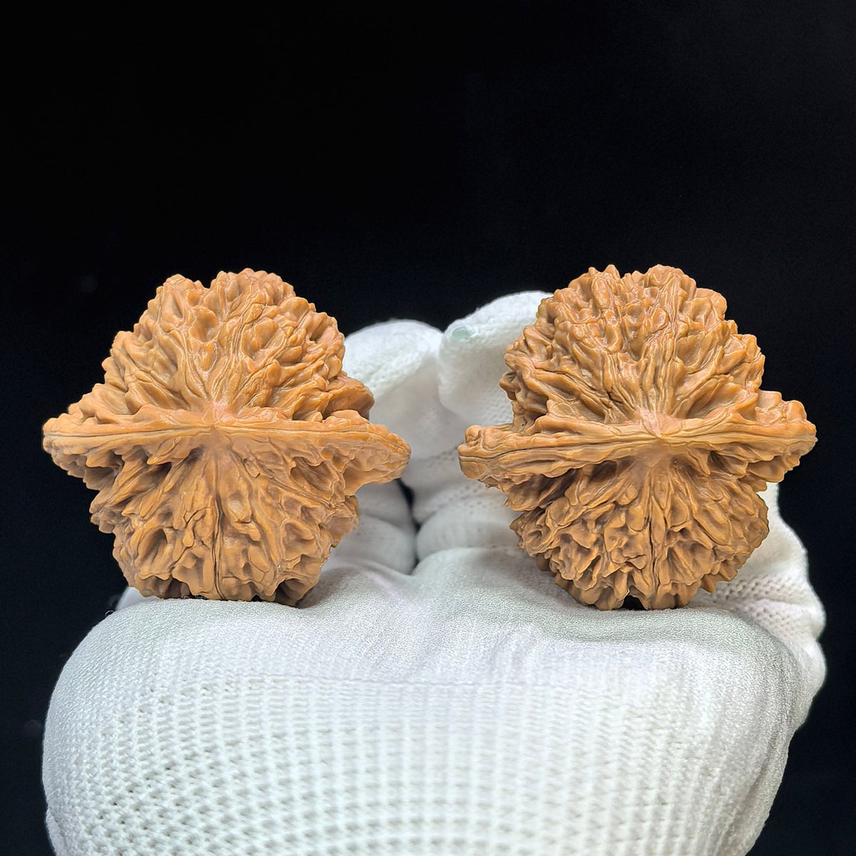 "Spherical Rosy Cloud Ridge" Qiuxing Xiayunling Low-Profile Wenwan Walnuts Pair | 43.0mm x 43.0mm | XYL-1501C - ThePatinaProject