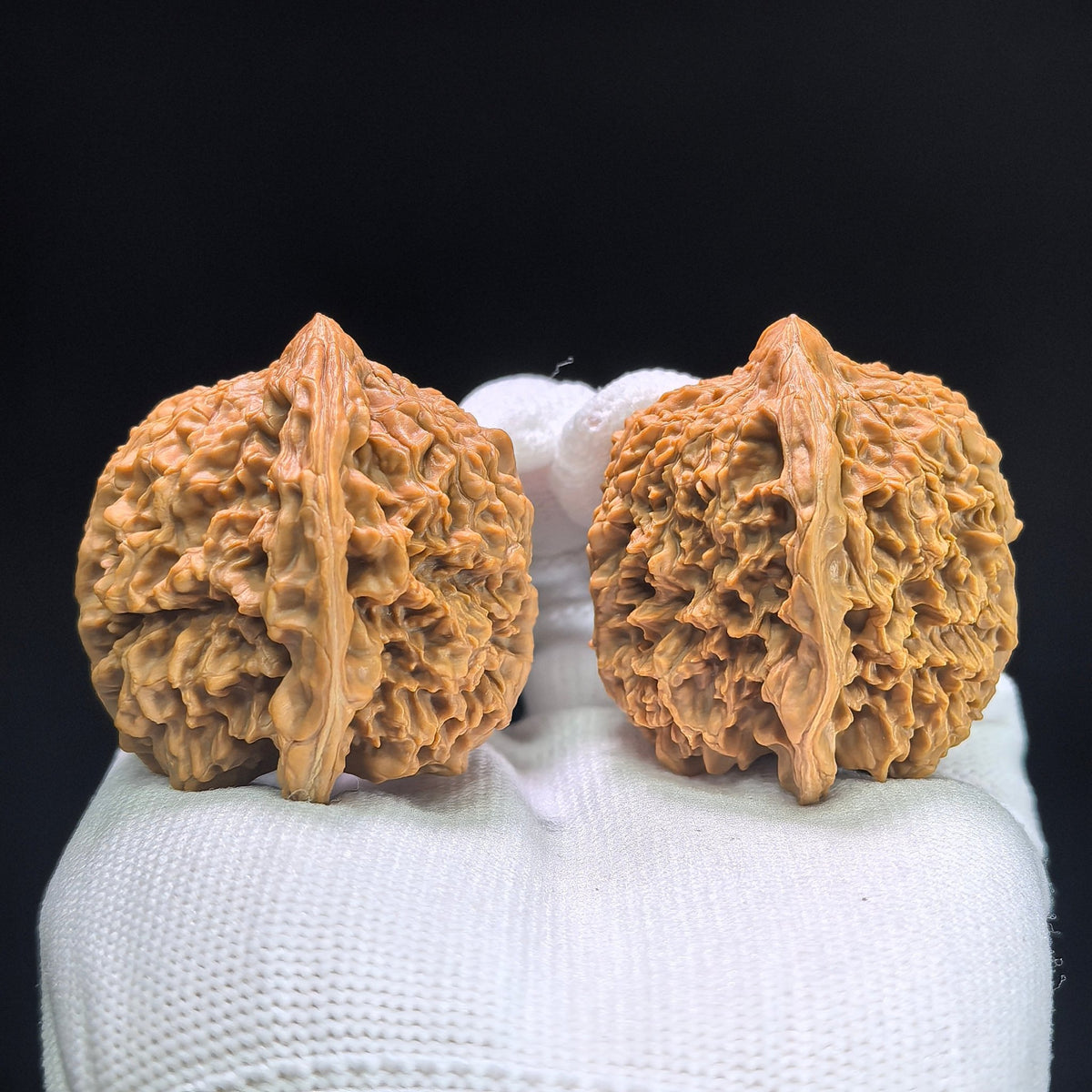 "Starry Sky" Mantianxing Wenwan Walnuts (Pair) | 40.0mm x 40.0mm | Stock ID: MTX-1401 - ThePatinaProject
