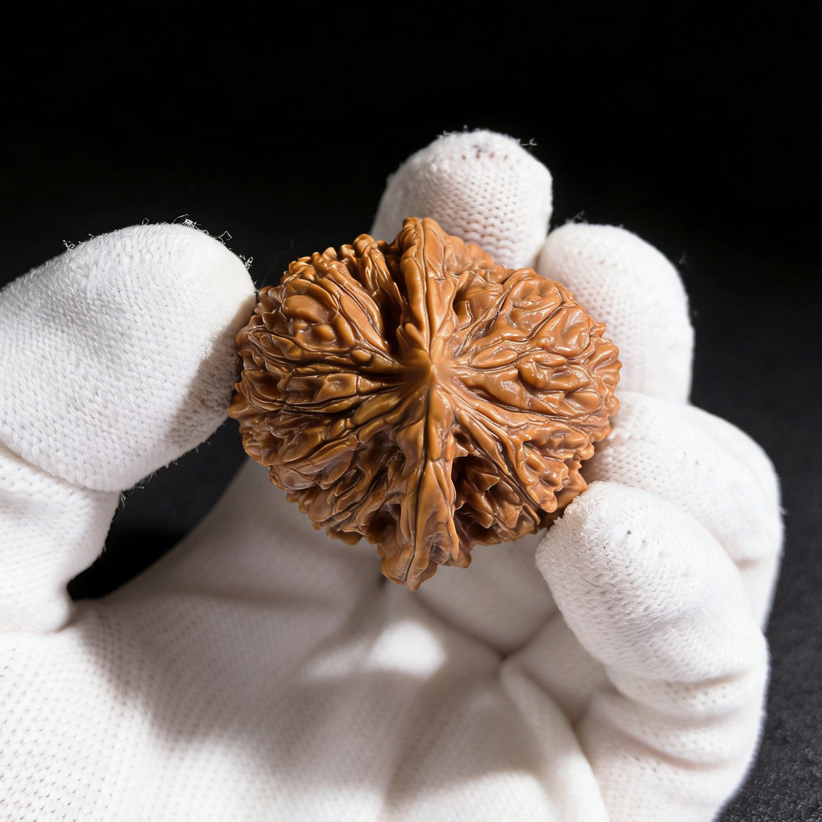 The "137" (Yi San Qi) Single Walnut | 37.0mm x 37.0mm | 137-301 - ThePatinaProject