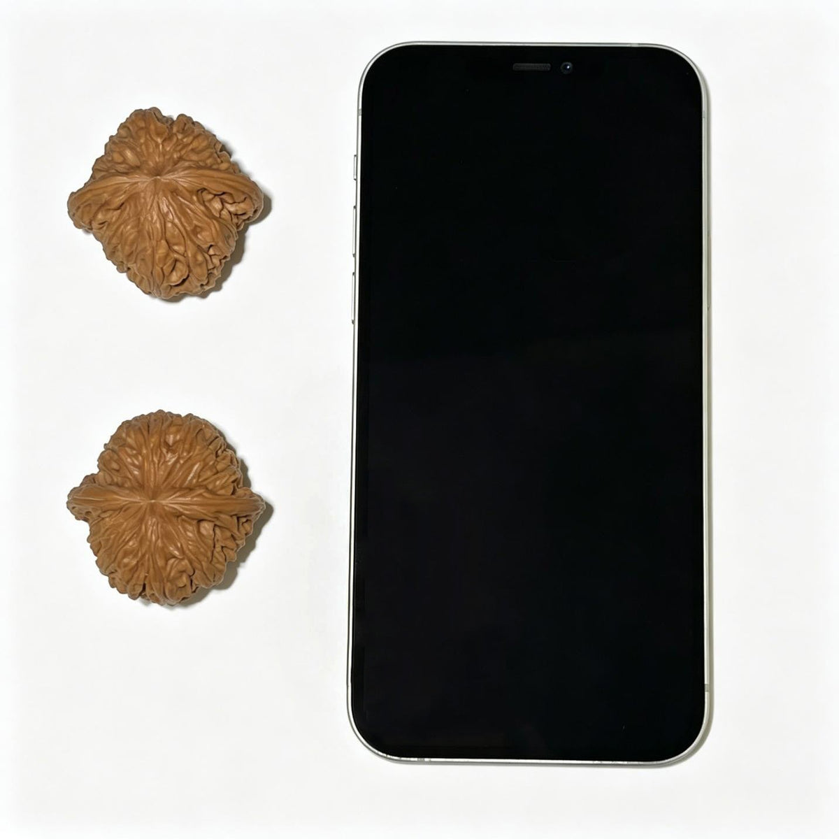 The "Ancient Millstone" (Mo Pan) Choice Miniature Scholar Walnuts | 39.0mm x 38.0mm | Compact Finger-Twirling Format | MP-1106 - ThePatinaProject