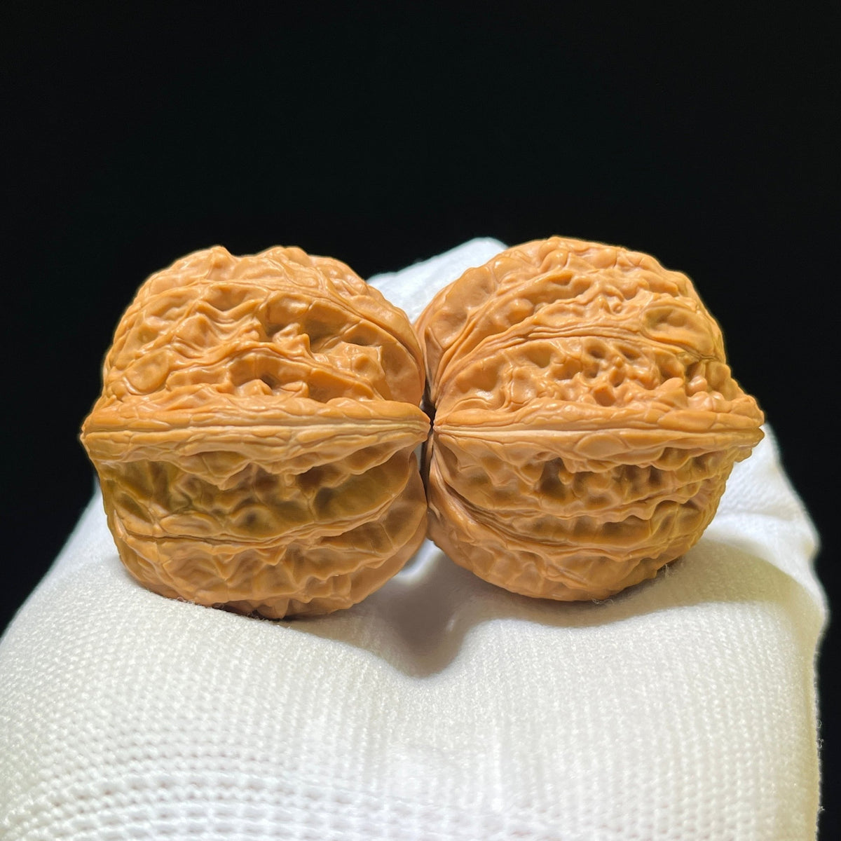 The "Ancient Millstone" (Mo Pan) Choice Miniature Scholar Walnuts | 39.0mm x 38.0mm | Compact Finger-Twirling Format | MP-1106 - ThePatinaProject