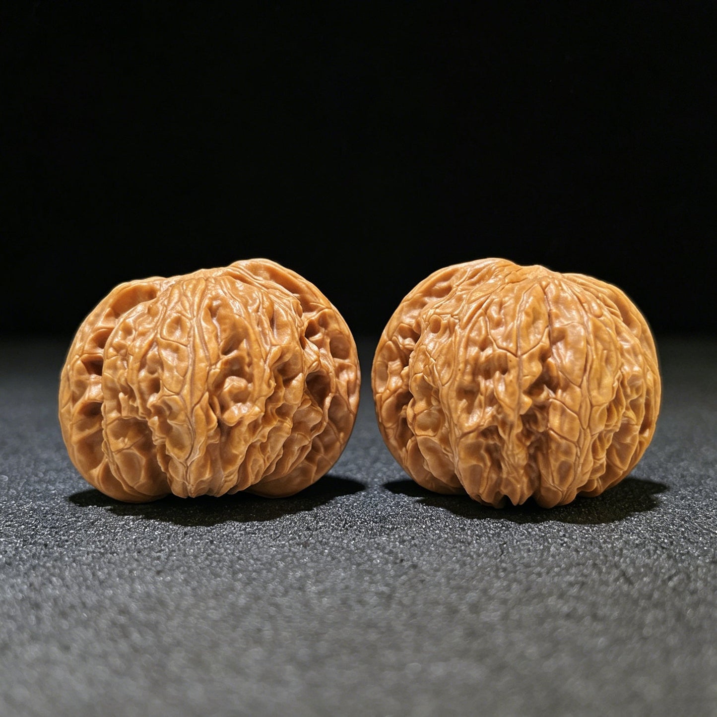 The "Ancient Millstone" (Mo Pan) Grand Premium Pair | 44.0mm x 40.0mm | Classic Ingot Posture | MP-1107 - ThePatinaProject