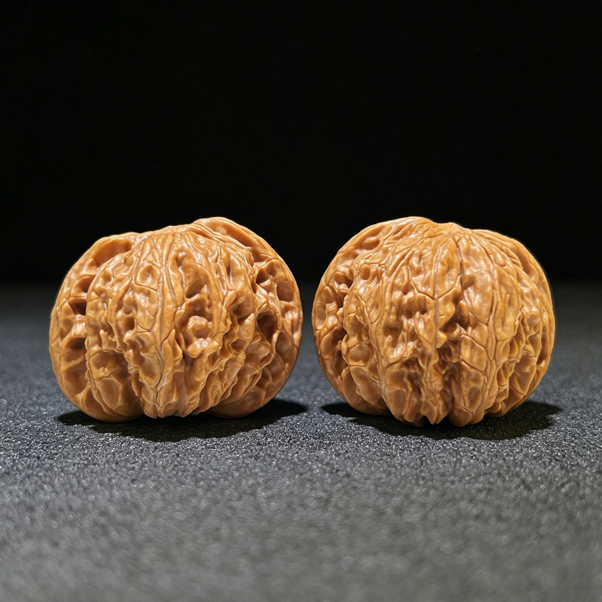 The "Ancient Millstone" (Mo Pan) Grand Premium Pair | 44.0mm x 40.0mm | Classic Ingot Posture | MP-1107 - ThePatinaProject